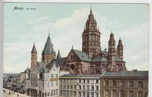 (111095) AK Mainz, Dom um 1906