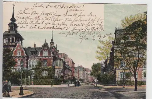 (109761) AK Mainz, Schulstraße 1903