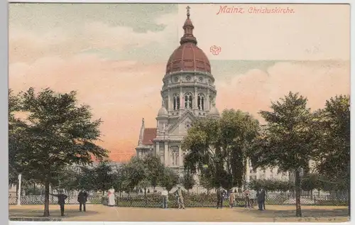 (100379) AK Mainz, Christuskirche, bis 1905