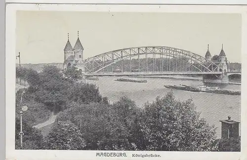 (90485) AK Magdeburg, Königsbrücke, 1922