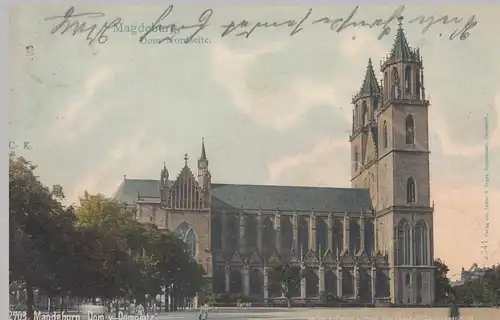 (88684) AK Magdeburg, Dom Nordseite, 1905