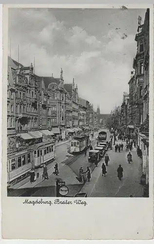 (82763) AK Magdeburg, Breiter Weg, 1939