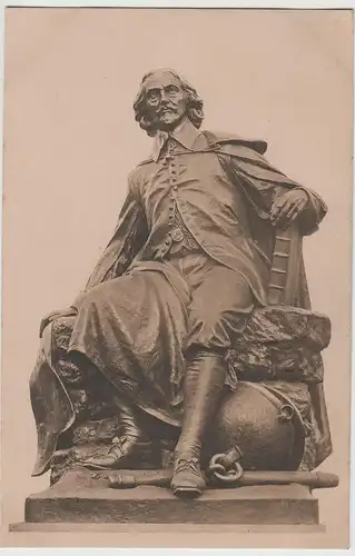 (72935) AK Magdeburg, Otto von Guericke Denkmal, vor 1945