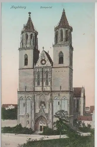 (70933) AK Magdeburg, Domportal, 1907