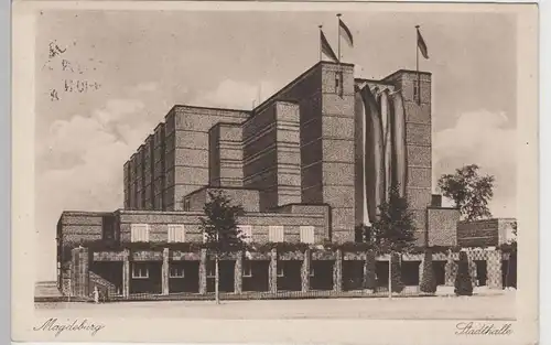 (70633) AK Magdeburg, Stadthalle, 1929