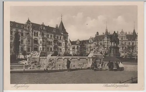 (70619) AK Magdeburg, Staatsbürgerplatz, vor 1945