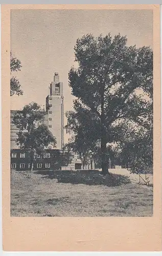 (58380) AK Magdeburg, Stadthalle und Ausstellungsturm, vor 1945