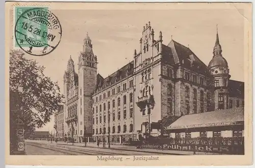 (42006) AK Magdeburg, Justizpalast 1928