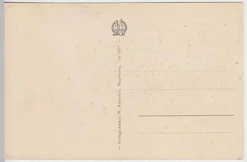 (41819) AK Magdeburg, Dom mit Präsidialgarten, vor 1945