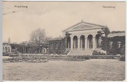 (30874) AK Magdeburg, Herrenkrug, 1916