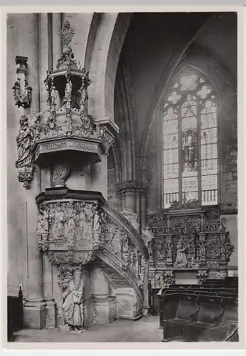 (13994) Foto AK Magdeburg, Dom, Kanzel, nach 1945