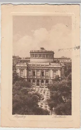 (106771) AK Magdeburg, Stadttheater, 1923