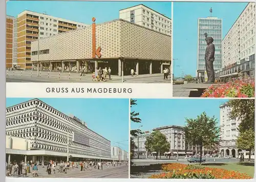 (102113) AK Magdeburg, Mehrbildkarte 1976