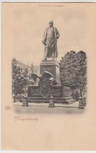(100639) AK Magdeburg, Bismarck-Denkmal, bis 1905