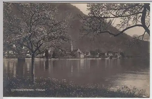 (35480) Foto AK Vitznau, Vierwaldstättersee, vor 1945
