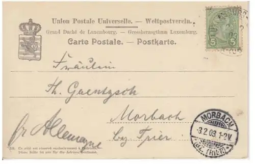 (3349) AK Grund, Luxemburg, Rham-Plateau 1903