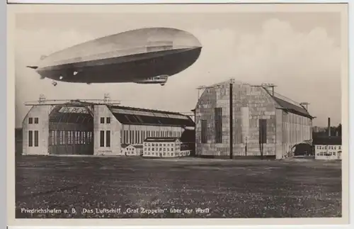 (15325) Foto AK Luftschiff LZ 127 Graf Zeppelin, Friedrichshafen 1928-40