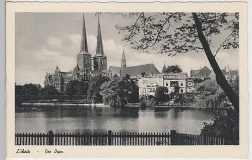 (92739) AK Lübeck, Dom, vor 1945