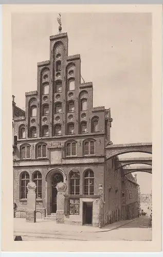 (56806) AK Lübeck, Schiffergesellschaft, vor 1945