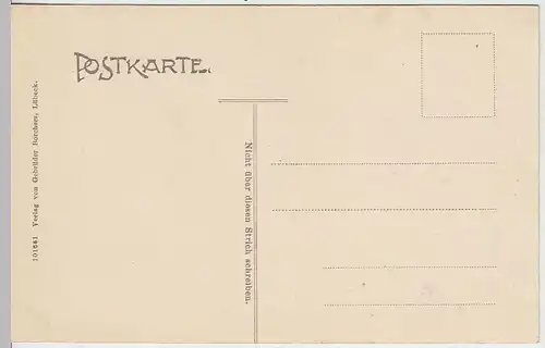 (39353) AK Lübeck, Rathaus, Kriegsstube um 1905