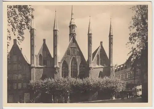 (25995) Foto AK Lübeck, Heiligen-Geist-Hospital, vor 1945