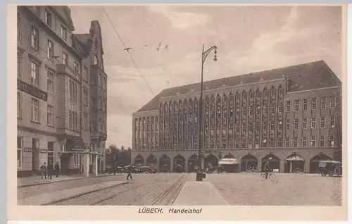 (113160) AK Lübeck, Handelshof, Hotel International 1933