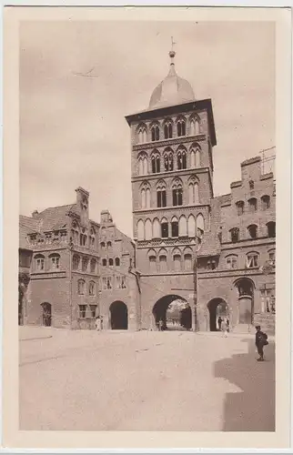 (100745) AK Lübeck, Burgtor, vor 1945