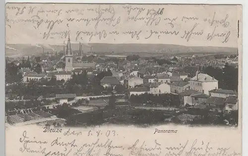 (79381) AK Dieuze, Duß, Lothringen, Panorama 1903