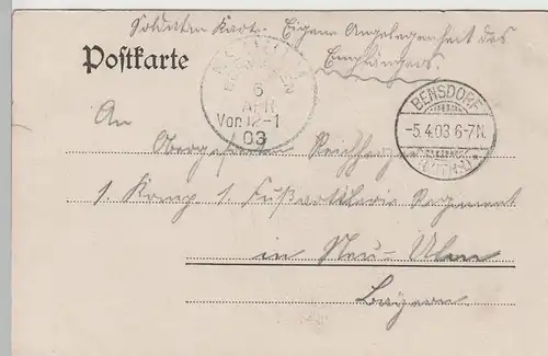 (79381) AK Dieuze, Duß, Lothringen, Panorama 1903