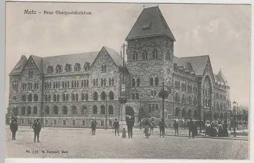 (71345) AK Metz, Neue Oberpostdirektion, 1919