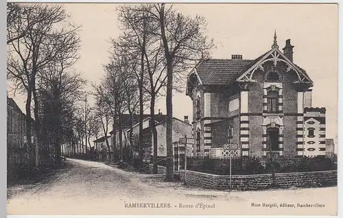 (46506) AK Rambervillers, Route d'Epinal, vor 1945