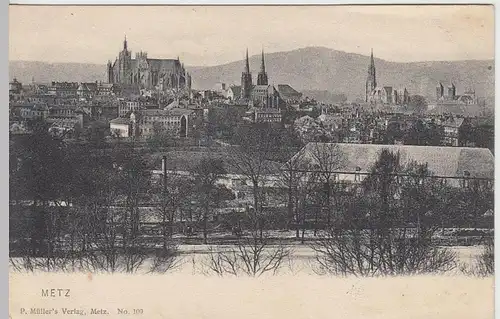 (40493) AK Metz, Panorama um 1905