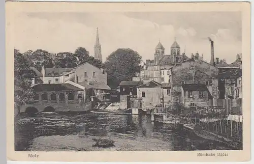 (40471) AK Metz, Römische Bäder 1918