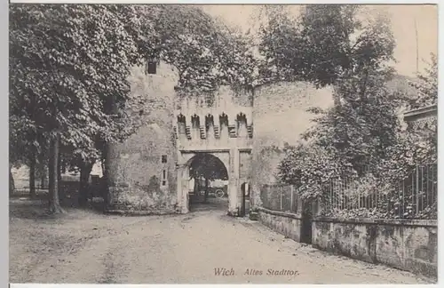 (3753) AK Wich, Vic-sur-Seille, Lothringen, Altes Stadttor 1915