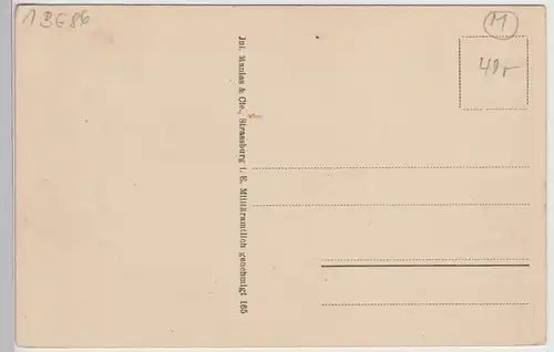 (115496) AK Delm i.L., Straßenpartie 1910er