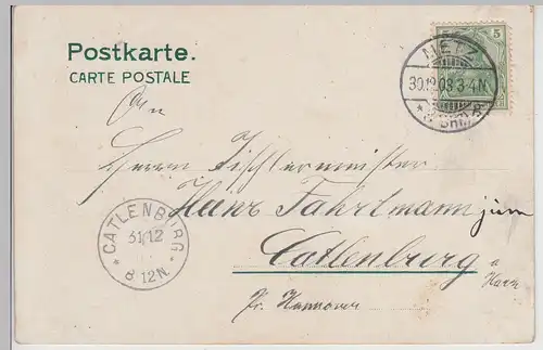 (115272) AK Gruss aus Metz, Mehrbild Litho 1903