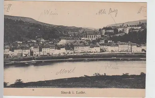 (109171) AK Bad Sierck, Sierck-les-Bains, Panorama, 1913