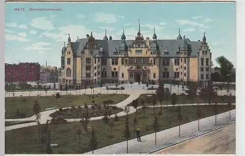 (108646) AK Metz, Generalkommando, aus Leporello, 1910er