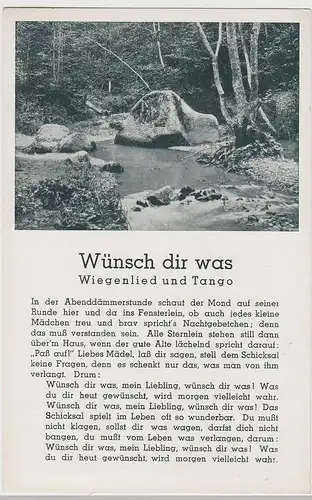 (111174) AK Liedkarte, Wünsch dir was, Gerald Plato, Erich Stöcklein