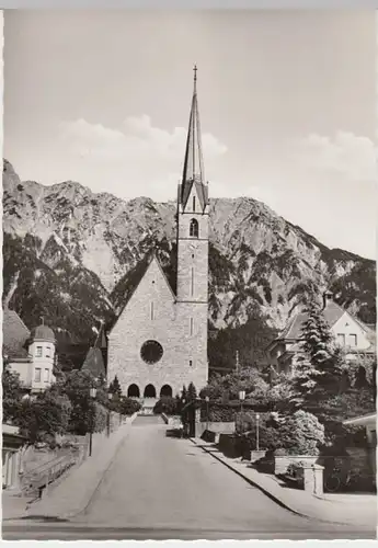 (14276) Foto AK Schaan, Laurenziuskirche 1959