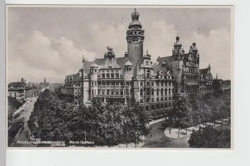 (99950) AK Leipzig, Neues Rathaus 1937-45