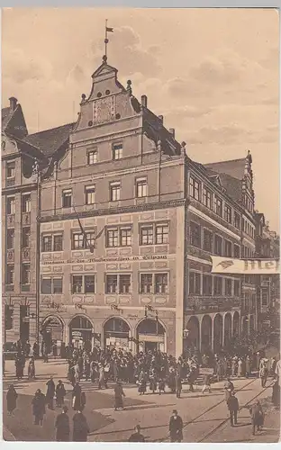 (98641) AK Leipzig, Messamt, Alte Waage, Markt, ab 1916
