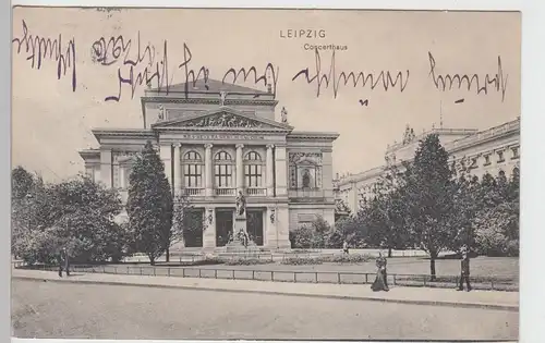 (97776) AK Leipzig, Konzerthaus, Gewandhaus, Universitätsbibliothek 1905
