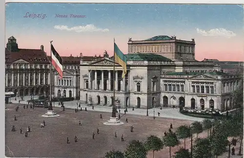 (90482) AK Leipzig, Neues Theater, 1919