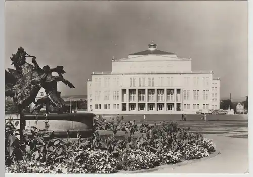 (83486) Foto AK Leipzig, Opernhaus am Karl-Marx-Platz 1960