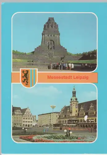 (83306) AK Leipzig, Völkerschlachtdenkmal, Altes Rathaus 1981