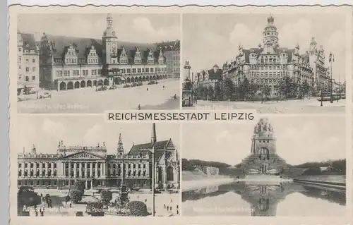 (77706) AK Leipzig, Mehrbildkarte 1941