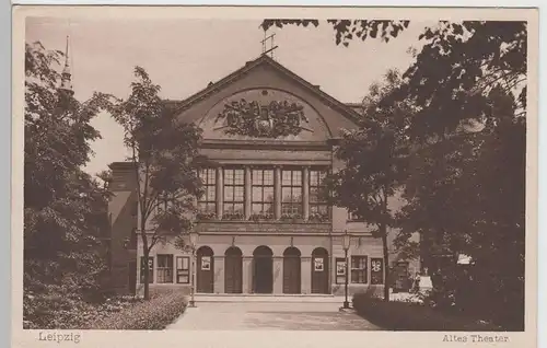 (76320) AK Leipzig, Altes Theater, vor 1945