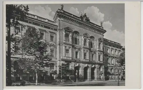 (73686) AK Leipzig, Konservatorium, vor 1945