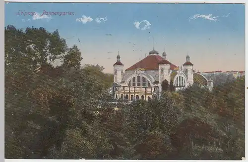 (52707) AK Leipzig, Palmengarten, Gesellschaftshaus 1916